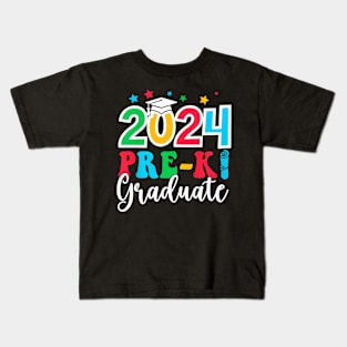 Kids Pre K Graduate 2024 Preschool Graduation Class Of 2024 Kids Kids T-Shirt